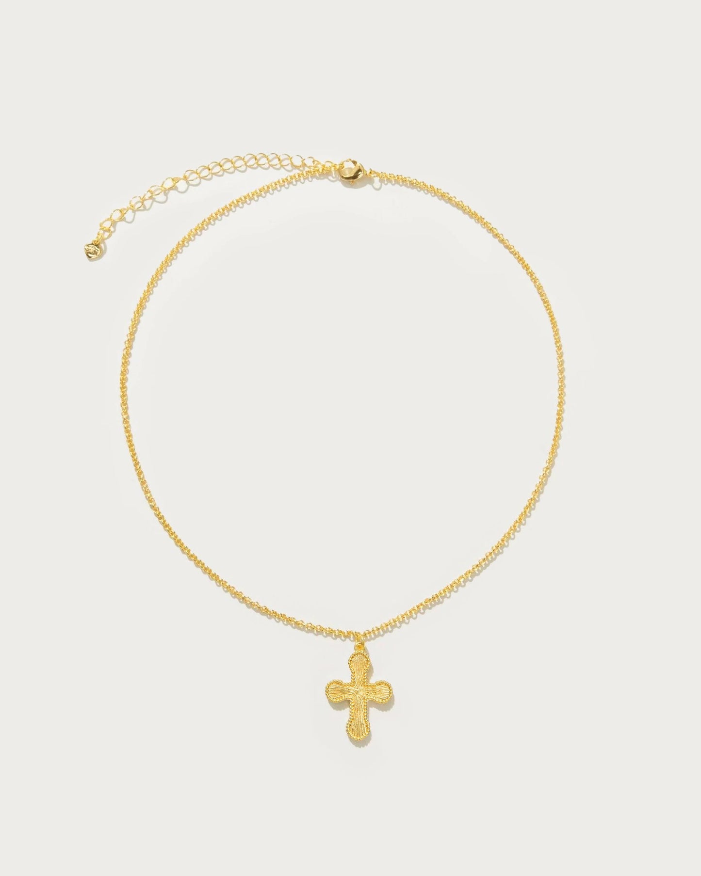 en route jewelry - Mini Cross Pendant Necklace 迷你十字架項鍊