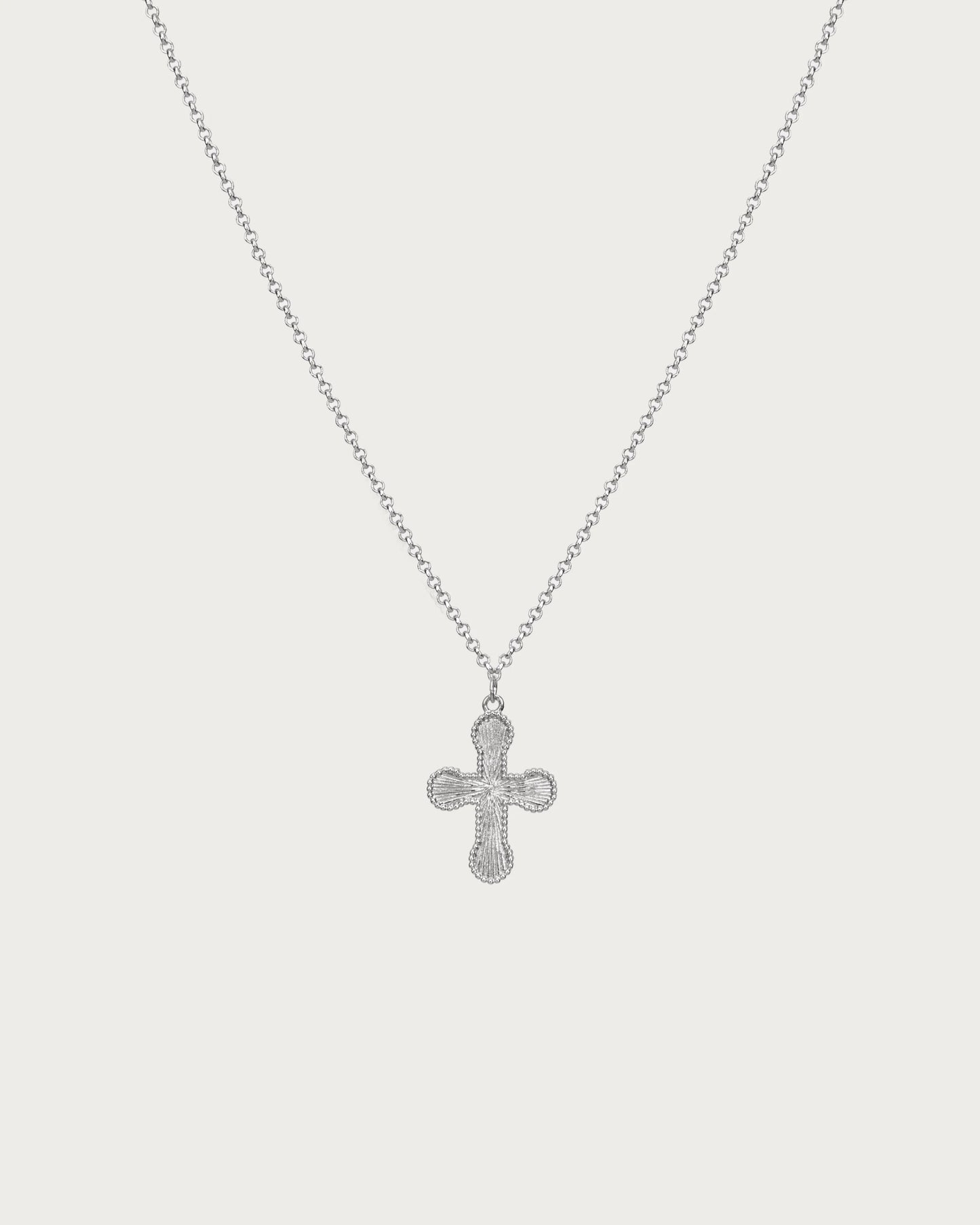 en route jewelry - Mini Cross Pendant Necklace 迷你十字架項鍊