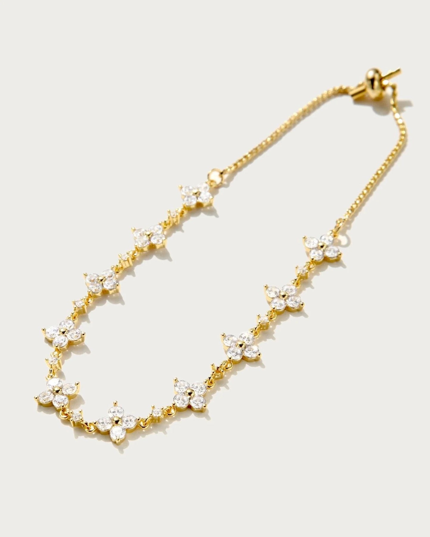 en route jewelry - Sparkle Clover Bracelet 手鍊