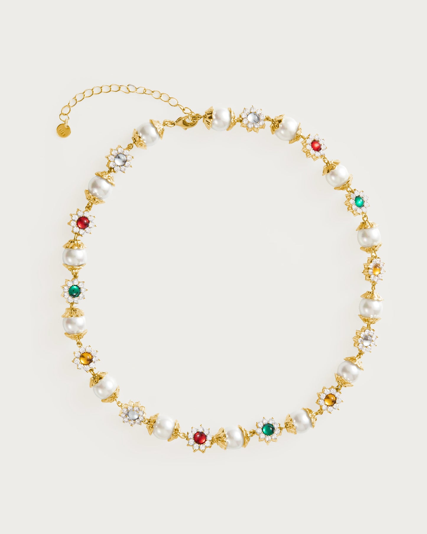 en route jewelry - Daisy Pearl Necklace